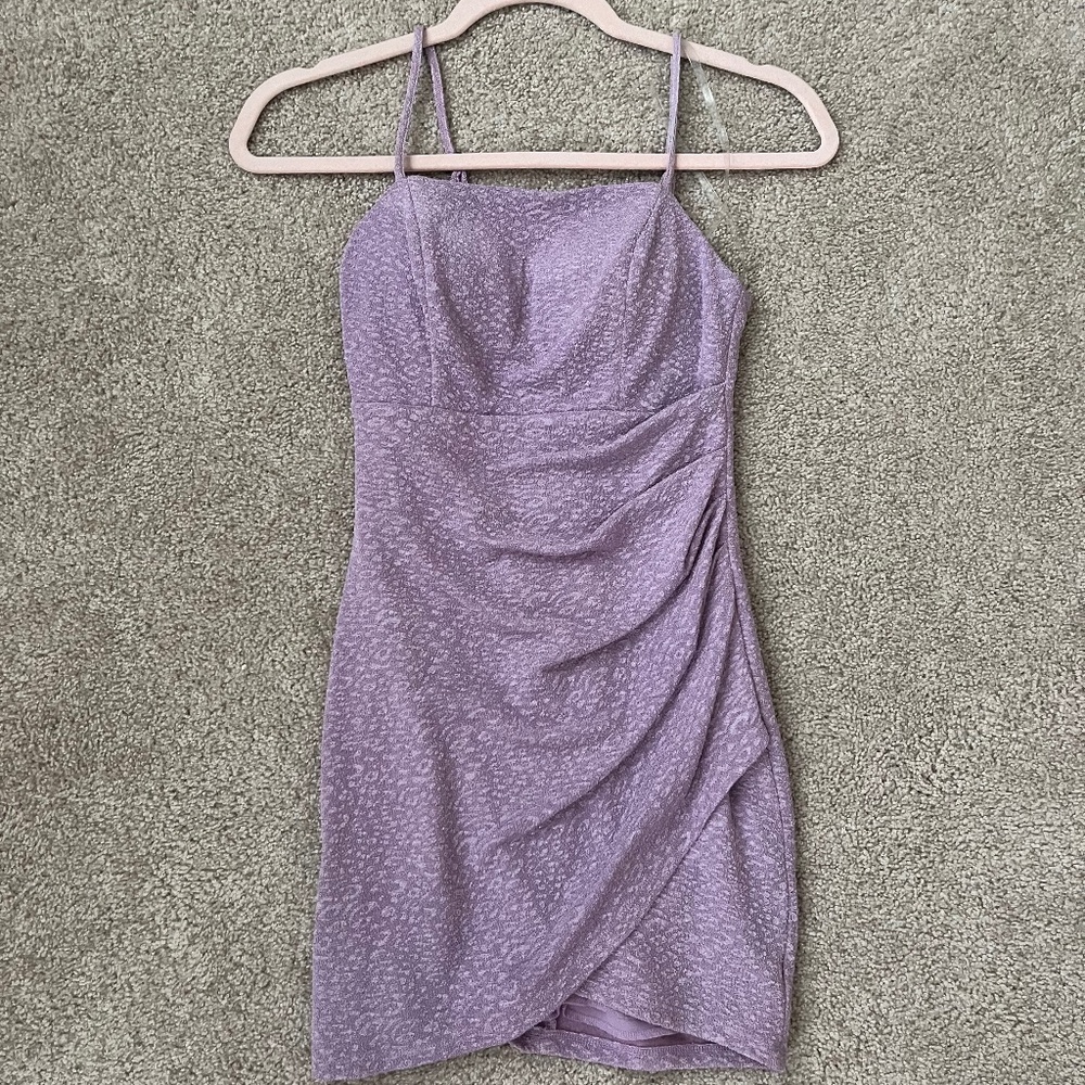 Purple Homecoming Purple mini dress